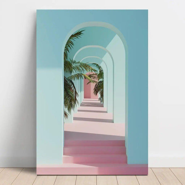 Reproduktion des Gemäldes Passage tropical | Abstrakte Wanddekoration