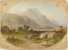 Landschaft mit Bergen - Patrick Branwell Brontë — Ansicht des Kunstwerks