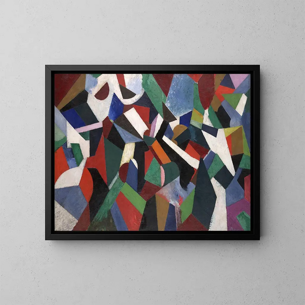Composition II - Patrick Henry Bruce — gerahmtes Bild an der Wand