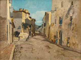 Rue Lourmarin, Vaucluse - Paul-Camille Guigou — Ansicht des Kunstwerks