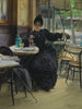 Au Café - Paul-François Quinsac — Ansicht des Kunstwerks