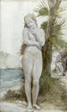 Der Heiligsprechung der Frau - Paul-Jacques-Aimé Baudry — Ansicht des Kunstwerks