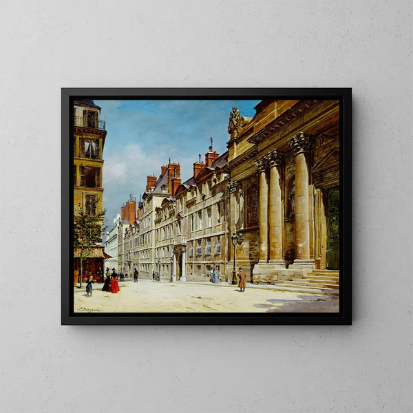 La Sorbonne - Paul-Joseph-Victor Dargaud — gerahmtes Bild an der Wand