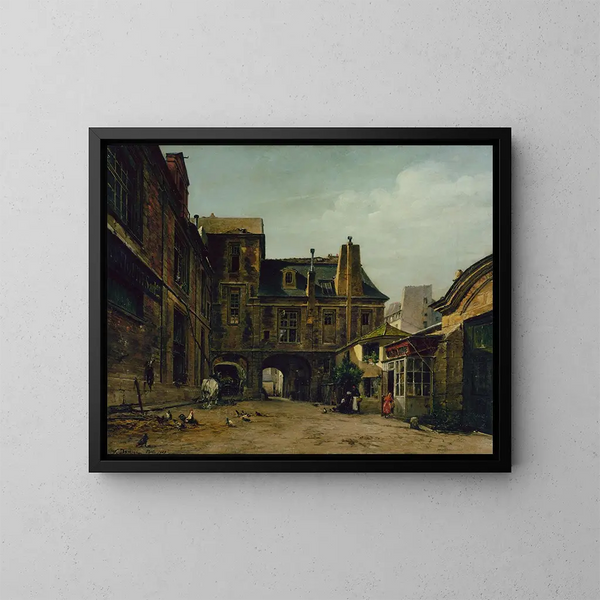 L'hôtel de La Vieuville - Paul-Joseph-Victor Dargaud — gerahmtes Bild an der Wand