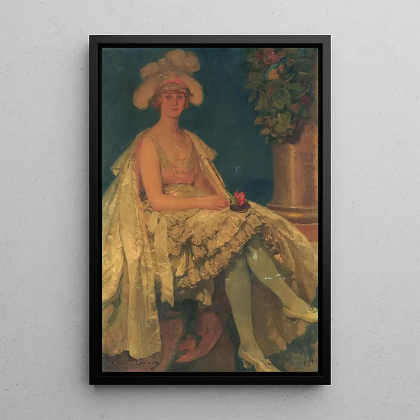 Figur des Theaters - Paul Albert Laurens — gerahmtes Bild an der Wand