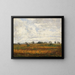 Landschaft der Moore bei Dachau - Paul Baum — gerahmtes Bild an der Wand