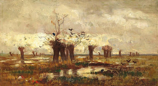 Paul Baum - Moorlandschaft mit Kopfweiden.webp