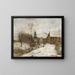 Oberweimar im Winter - Paul Baum — gerahmtes Bild an der Wand