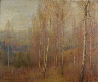 Les Bouleaux en hiver - Paul Bocquet — Ansicht des Kunstwerks