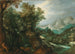 Landschaft mit Bergen und einem Einsiedler - Paul Bril — Ansicht des Kunstwerks