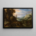 Landschaft - Paul Bril — gerahmtes Bild an der Wand