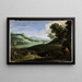 Landschaft mit Jägern - Paul Bril — gerahmtes Bild an der Wand