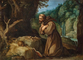 Paul Bril - Saint Francis of Assisi in meditation.webp