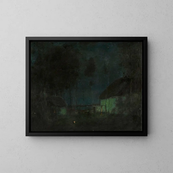 Mond auf Prince Edward Island - Paul Cornoyer — gerahmtes Bild an der Wand