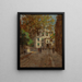 Das Dorf von New York - Paul Cornoyer — gerahmtes Bild an der Wand