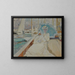 Im Boot - Paul César Helleu — gerahmtes Bild an der Wand