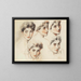 Dame de Grey - Paul César Helleu — gerahmtes Bild an der Wand