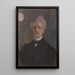 Portrait d'Henri Rochefort 1830-1913 - Paul César Helleu — gerahmtes Bild an der Wand