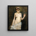 Nackt stehend - Paul César Helleu — gerahmtes Bild an der Wand