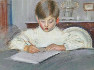 Paul Csar Helleu - The drawing lesson.webp