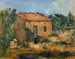 Haus verlassen bei Aix-en-Provence - Paul Cézanne — Ansicht des Kunstwerks