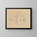 Bäume zwischen Felsen - Paul Cézanne — gerahmtes Bild an der Wand