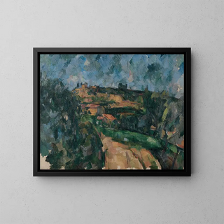 Paul Czanne - Bend Of The Road At The Top Of The Chemin Des Lauves.webp