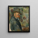 Coiffure chapeau Cézanne - Paul Cézanne — gerahmtes Bild an der Wand