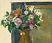 Blumen in einer roten Vase - Paul Cézanne — Ansicht des Kunstwerks