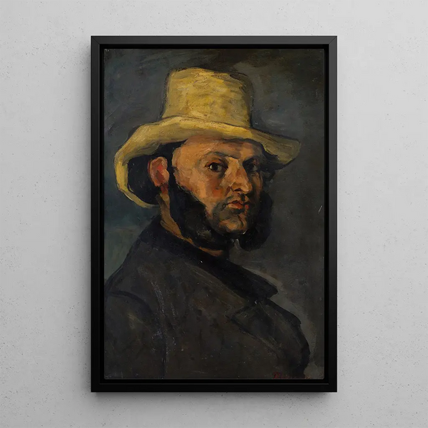 Paul Czanne - Gustave Boyer b 1840 in a Straw Hat.webp