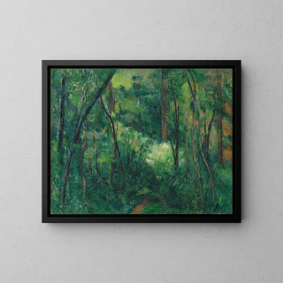 Paul Czanne - Interior of a forest.webp