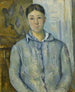 Madame Cézanne en bleu - Paul Cézanne — Ansicht des Kunstwerks