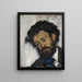 Portrait von Antoine Fortuné Marion - Paul Cézanne — gerahmtes Bild an der Wand