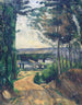 Weg zum See - Paul Cézanne — Ansicht des Kunstwerks
