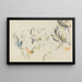 Schatten mit Bäumen - Paul Cézanne — gerahmtes Bild an der Wand