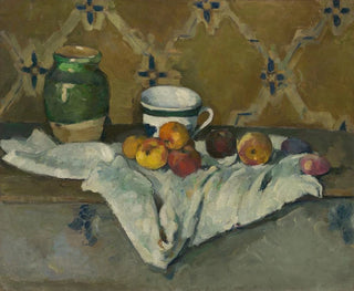 Paul Czanne - Still Life with Jar Cup and Apples.webp