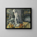 Stillleben mit einer Gips-Cupido - Paul Cézanne — gerahmtes Bild an der Wand