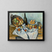 Der Obstkorb - Paul Cézanne — gerahmtes Bild an der Wand