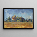 Die Haus der Tauben von Bellevue - Paul Cézanne — gerahmtes Bild an der Wand