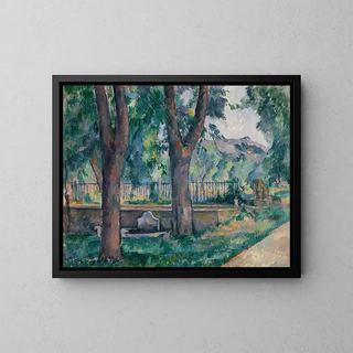 Paul Czanne - The Pool at Jas de Bouffan.webp