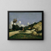 La Route - Paul Cézanne — gerahmtes Bild an der Wand