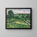 L'arbre au détour - Paul Cézanne — gerahmtes Bild an der Wand