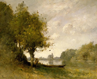 Paul Dsir Trouillebert - A Pond near Nangis.webp