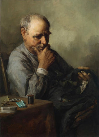 Paul E Harney - Old Man Mending.webp