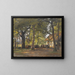 Eine Taverne im Wald - Paul Eduard Crodel — gerahmtes Bild an der Wand