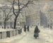 Kongens Nytorv in Kopenhagen im Winter - Paul Fischer — Ansicht des Kunstwerks