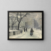 Kongens Nytorv in Kopenhagen im Winter - Paul Fischer — gerahmtes Bild an der Wand