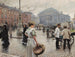 Kongens Nytorv mit Musse beim Einkaufen - Paul Fischer — Ansicht des Kunstwerks