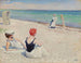 Sur la plage de Falsterbro - Paul Fischer — Ansicht des Kunstwerks