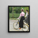 Lors d'une balade à vélo un jour d'été - Paul Fischer — gerahmtes Bild an der Wand